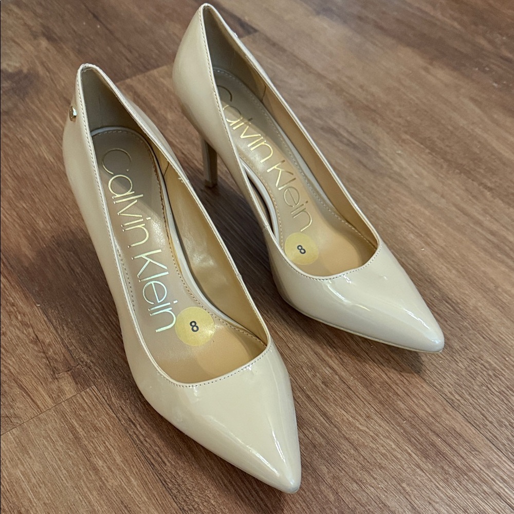 Calvin Klein Women's Beige Heels